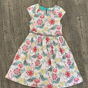 Mini Boden Birds & Floral Dress